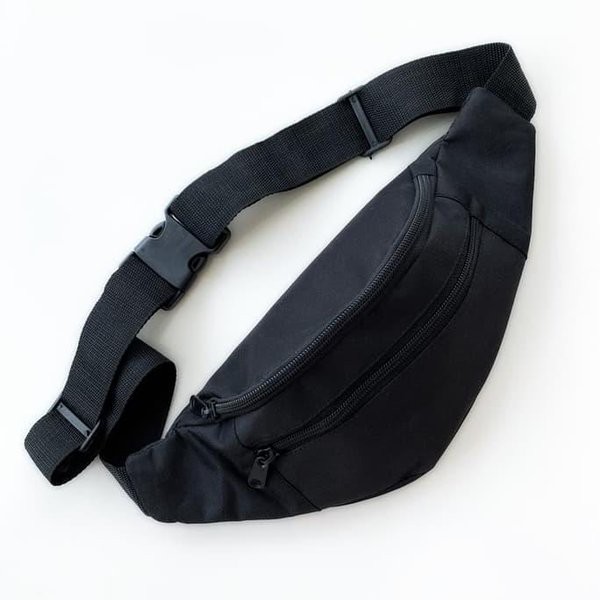 OUTDOOR tas selempang hitam polos/tas pinggang murah/tas pria/tas selempang/tas hitam COD
