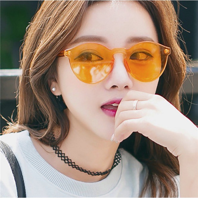 OVERFLOWS.ID Colorfull Eyeglasses Kacamata Fashion Jelly Wanita Pria Warna Warni Ala Korea