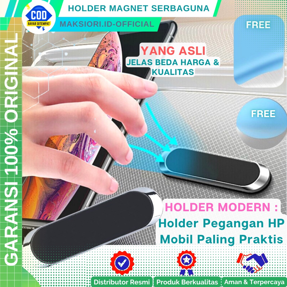 Phone Holder Hp Mobil Magnetic Stand Hp Phone Holder Handphone Magnet Serbaguna Multifungsi Universa