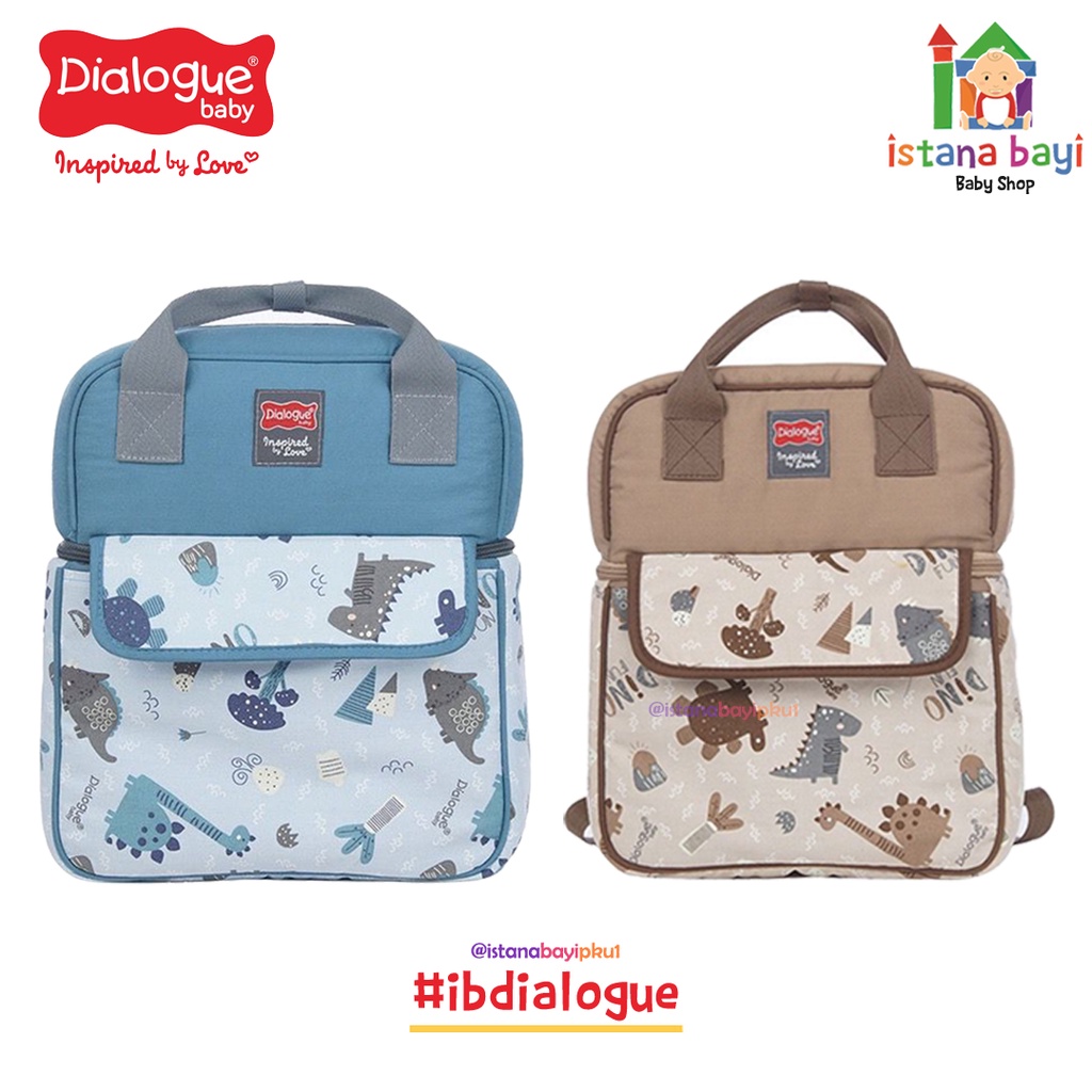 Dialogue Baby Cooler Bag Double Container Dino Fun Series DGC1011