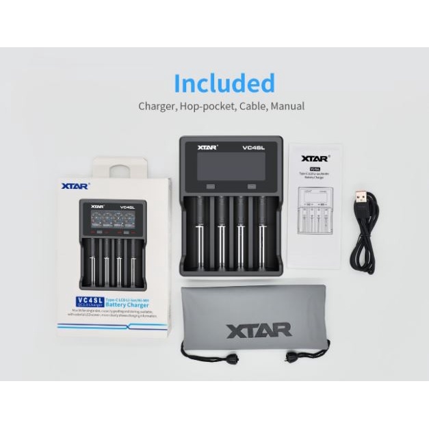 Jual Xtar VC4SL QC3.0 Charger for Li-Ion  Ni-Mh with LCD | Shopee Indonesia