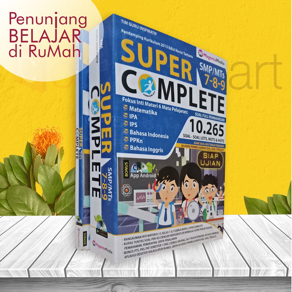 Buku Pelajaran Smp Super Complete Smp Mts Kls 7 8 9 Penunjang Siap Ujian Shopee Indonesia