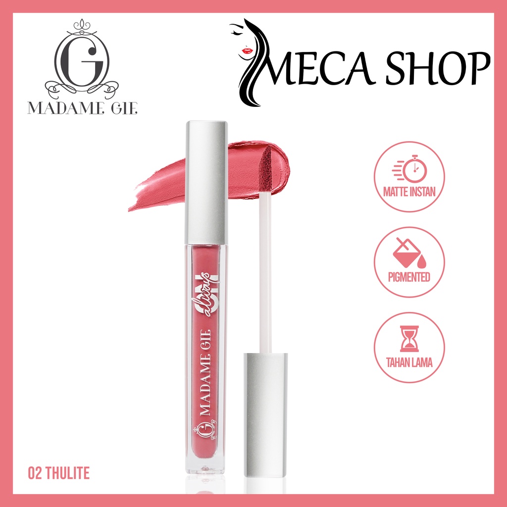 Madame Gie Always On Lip Cream - MakeUp Lip Cream Lipstik