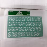 

Penggaris HURUF&ANGKA/Lettering stencils LINEX 8730 uk 30mm reff 5869