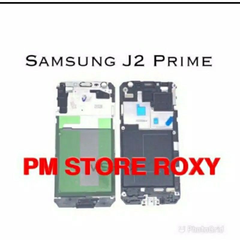 freme tatakan lcd tulang tengah hp samsung j2 prime