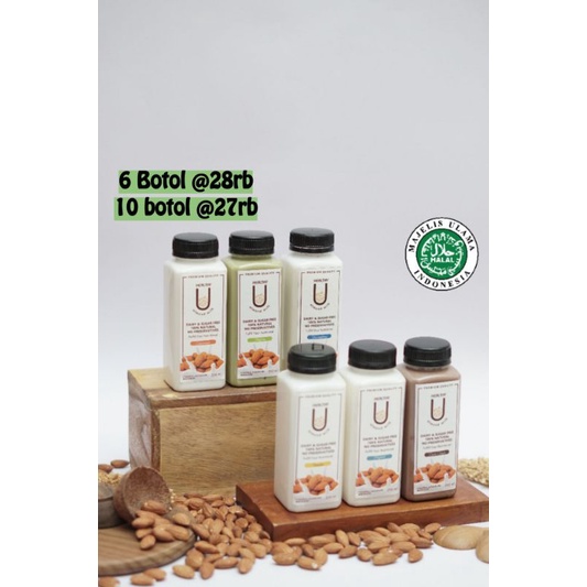 

Roasted Almond Milk / Susu Almond / Healthy U 250ml