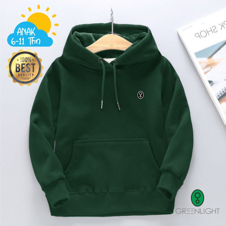 GREENLIGHT Sweater Hoodie anak Laki-laki perempuan BEST SELLER