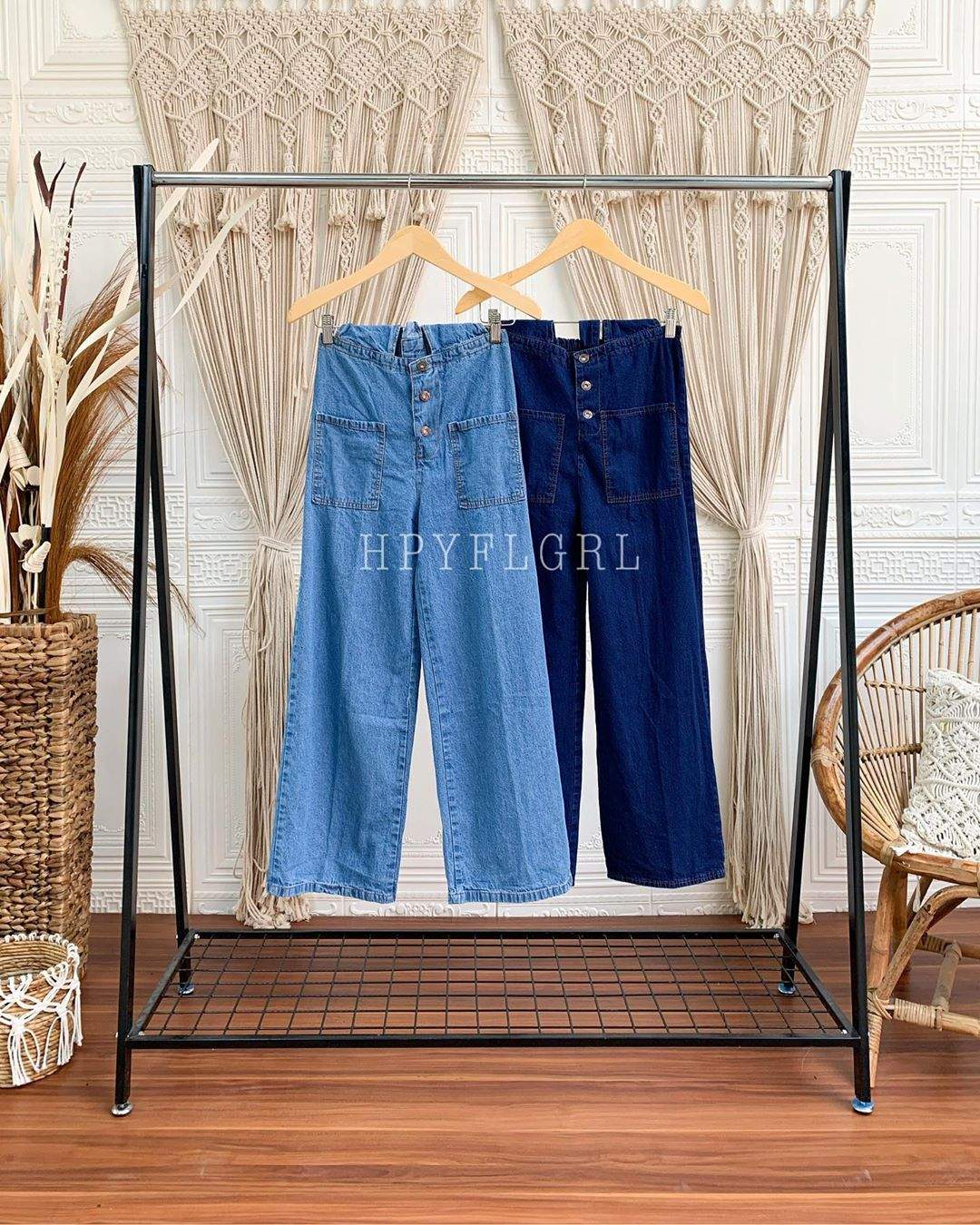 Gawang Baju Bazar Single + Wm T.145 Hitam Anddisplay Gantungan Model Ikea