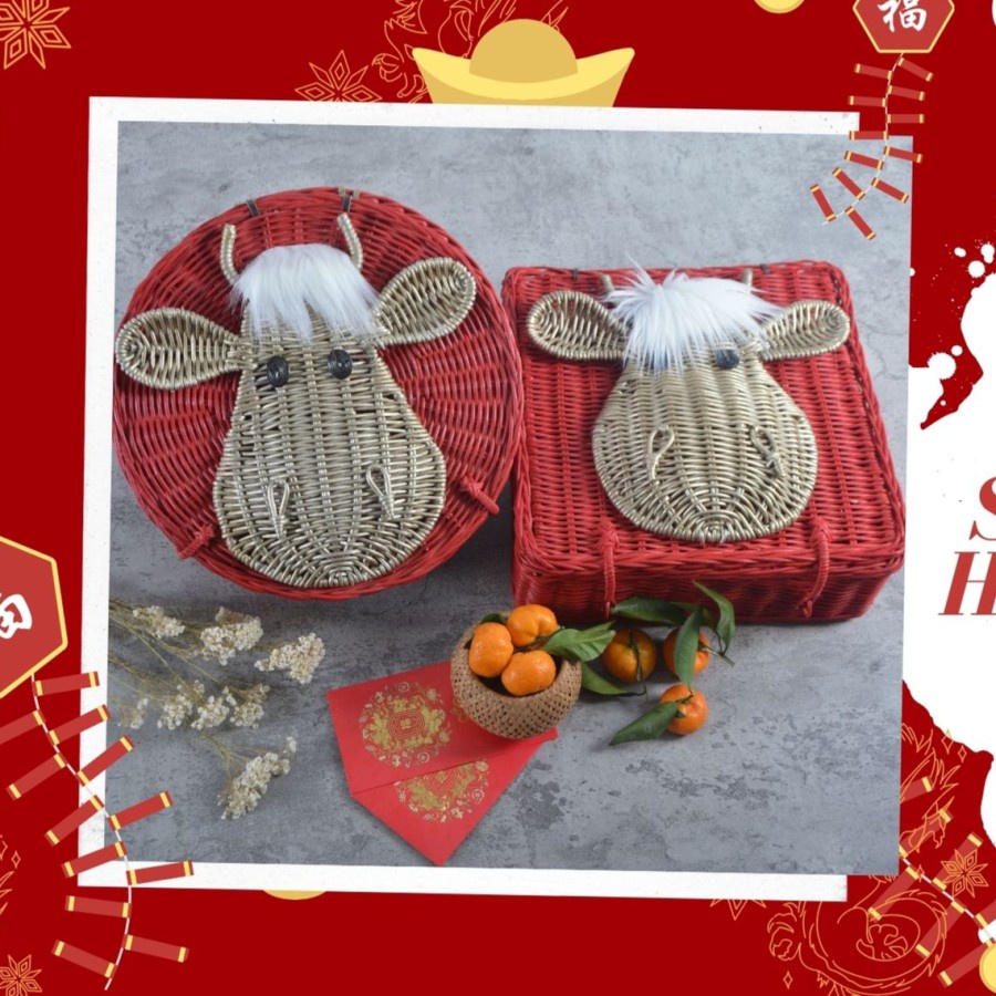 

Keranjang Rotan / Gift Box Hampers CNY 2021