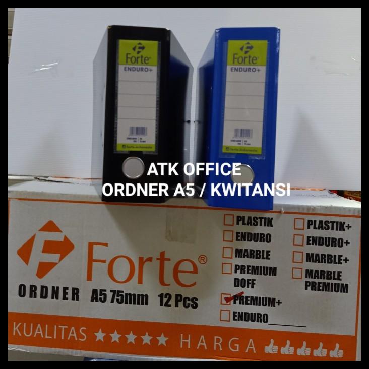 

BEST SELLER !!! ORDNER A5 KWITANSI GLOSY /FORTE ODNER KWITANSI A5 (12PCS) HITAM & BIRU TERLARIS