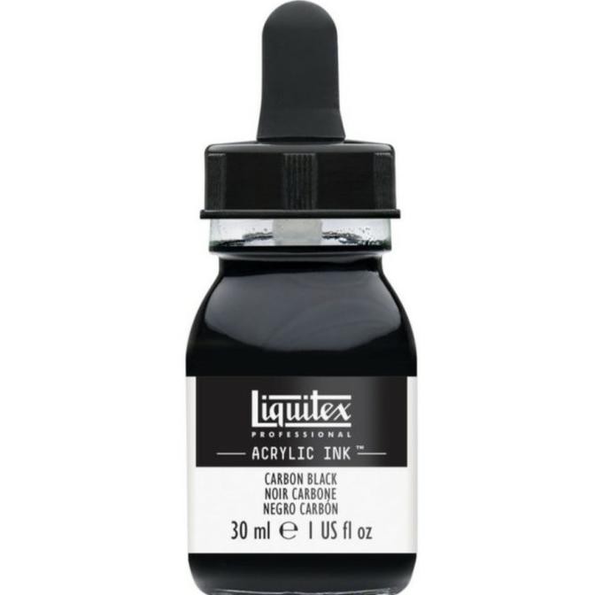 

Tinta Akrilik Liquitex Acrylic Ink Carbon Black 30ml