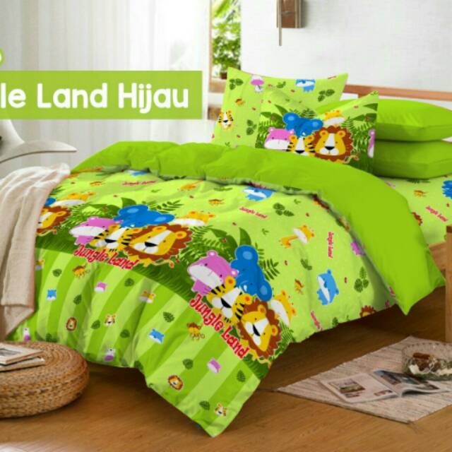 SPREI LEMBUT EXCLUSIVE *JUNGLE LAND HIJAU*