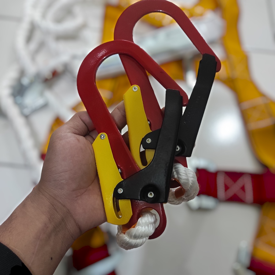 FULL BODY HARNESS/SAFETY HARNESS i-SAFE PRO ABSORBER DOUBLE HOOK BESAR SNI