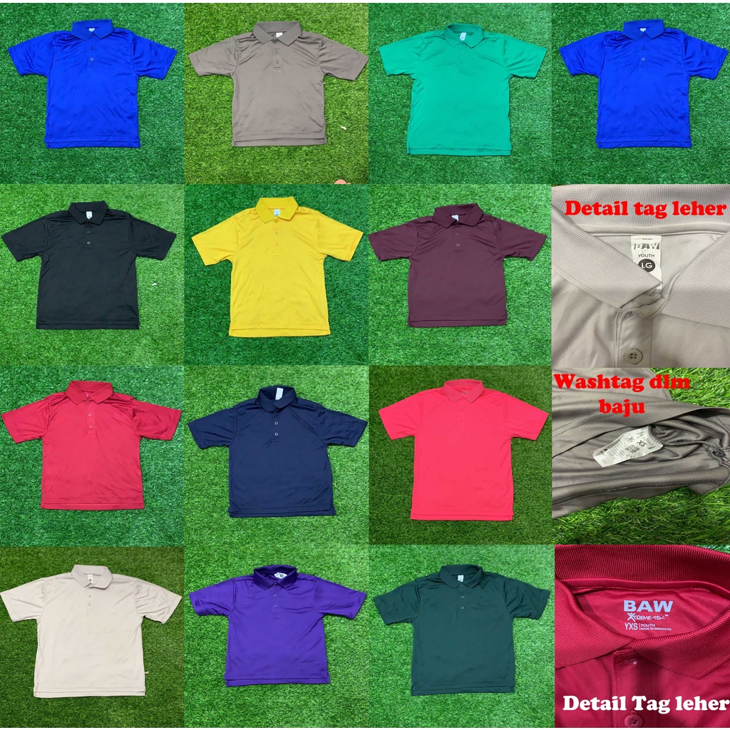 Jual ( BAW ) POLO SHIRT ANAK ANAK Kualitas Impor | Shopee Indonesia