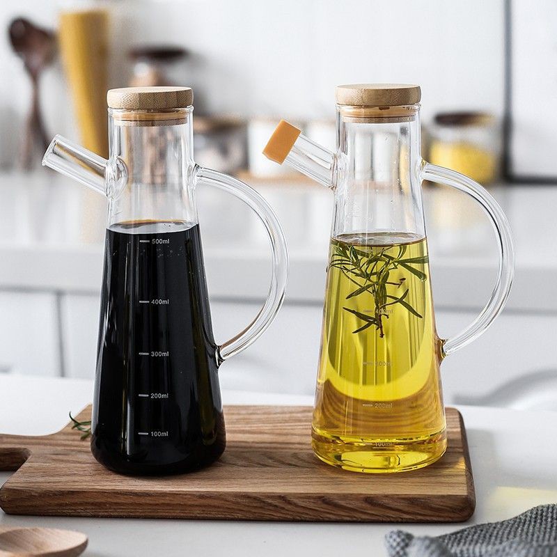 

Oil Jar Glass 500 ml Aesthetic Design