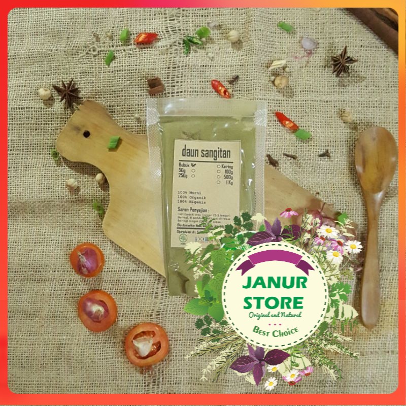 

DAUN SANGITAN BUBUK 500 GRAM - Sambucus Javanica Reinv - MURNI - JSR - REMPAH