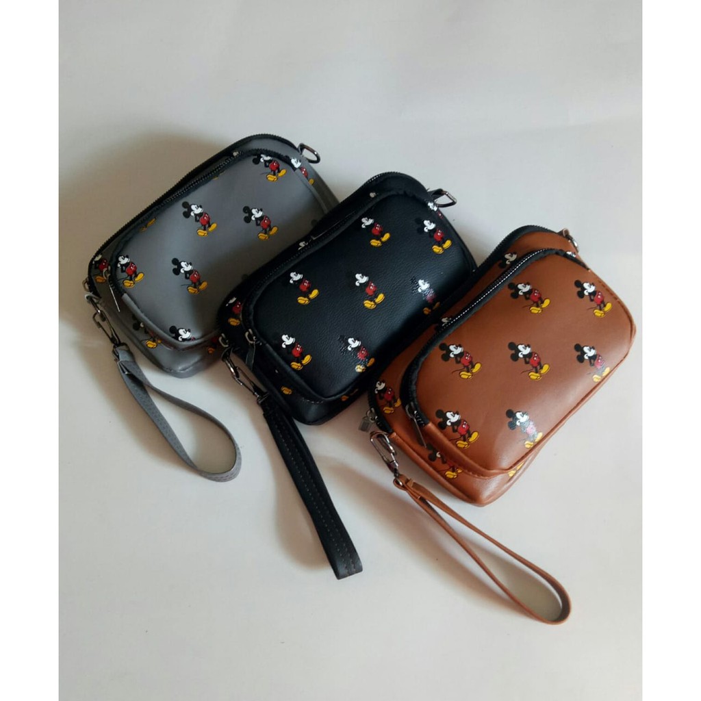 TAS SELEMPANG WANITA TERBARU TAS MICKEY TAS WAISTBAG WANITA TERMURAH