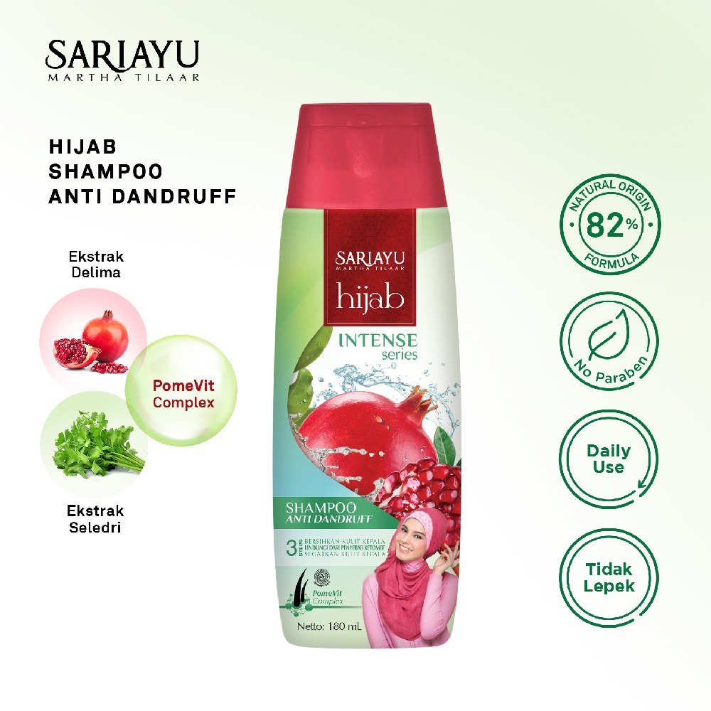 ★ BB ★ Sariayu Shampoo Hijab 180ml - Normal - Hairfall - Anti Dandruff - Sari Ayu