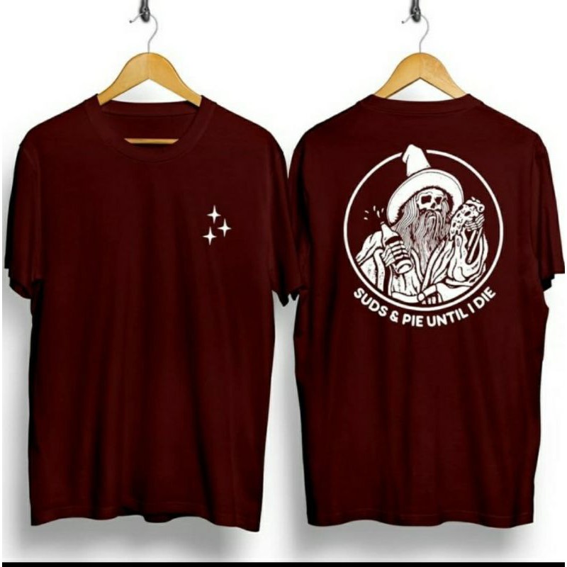 Kaos Baju Distro Keren Motif Tengkorak Kelip