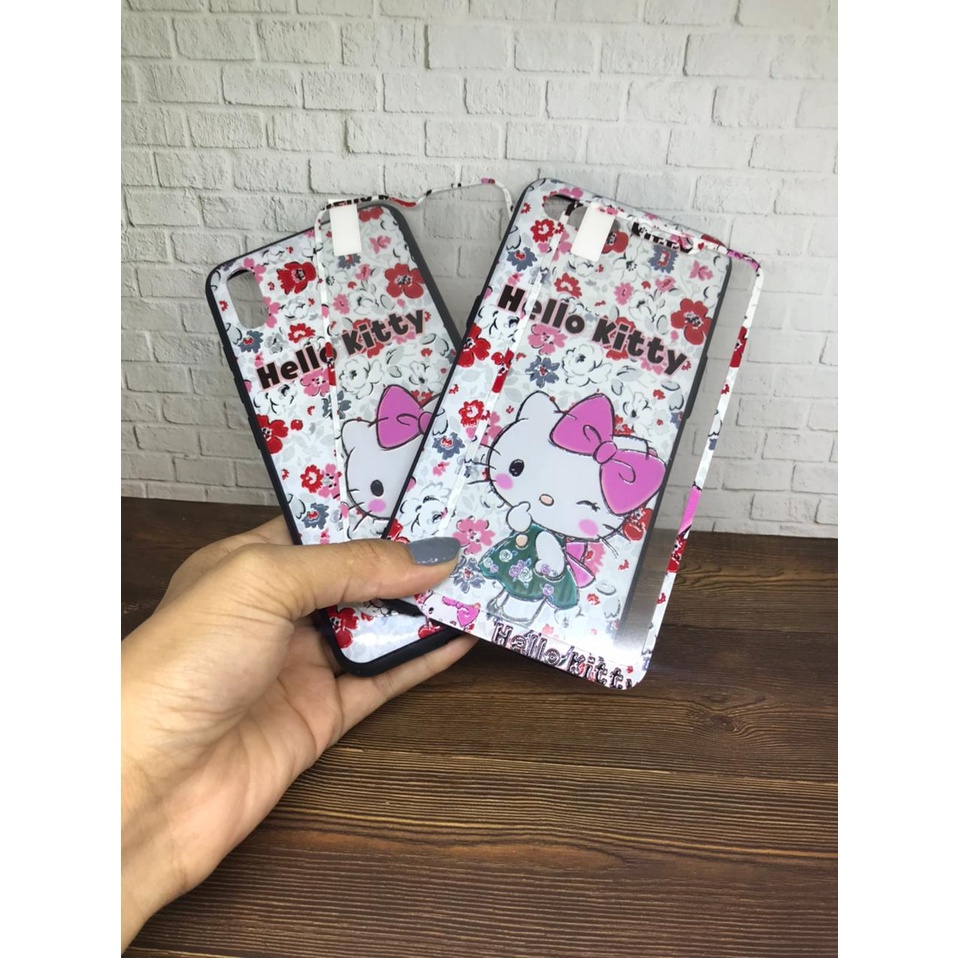 Softcase + Tempered Glass karakter Oppo A31 2020,A33,A53,A37 Neo 9,A3s,C1,A5/A9,A5s,A7,A12,A11k,Realme 2 Pro,/U1/U2,7i,C17,C12,C15,Samsung J2 Prime,Vivo Y11 Y12 Y15 Y17,Y20 Y20s Y12s,Y30 Y30i Y50, Y91 Y91C Y93 Y95 Xiaomi Redmi 3s,5A,8A 9A 9i 9C HCTG 13