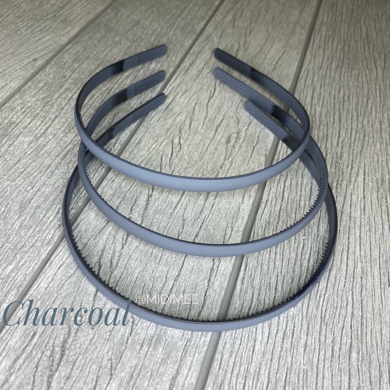 Bando DOFF import Polos 0.5cm  |Bandana Lidi Korea Thin Matte Headband