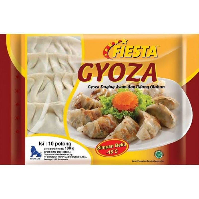 

Fiesta Gyoza Daging Ayam dan Udang Olahan 180gr