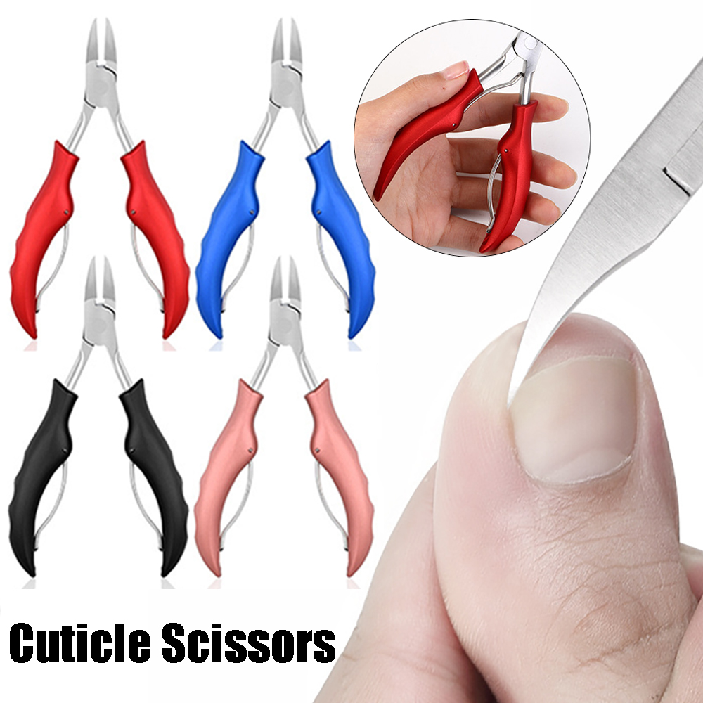 Gunting Kuku Kaki Kutikula Paronychia Penghilang Kulit Mati Bahan Stainless Steel Untuk Alat Manicure Pedicure