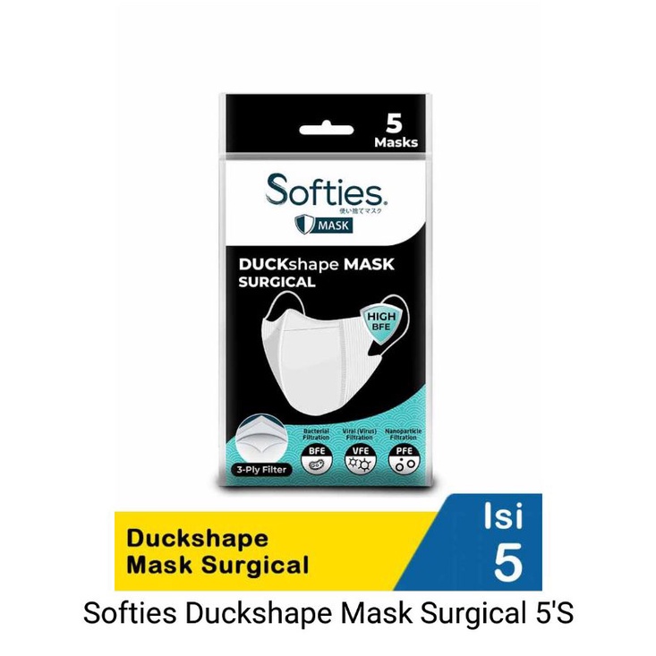 Masker Duckbill Softies isi 5