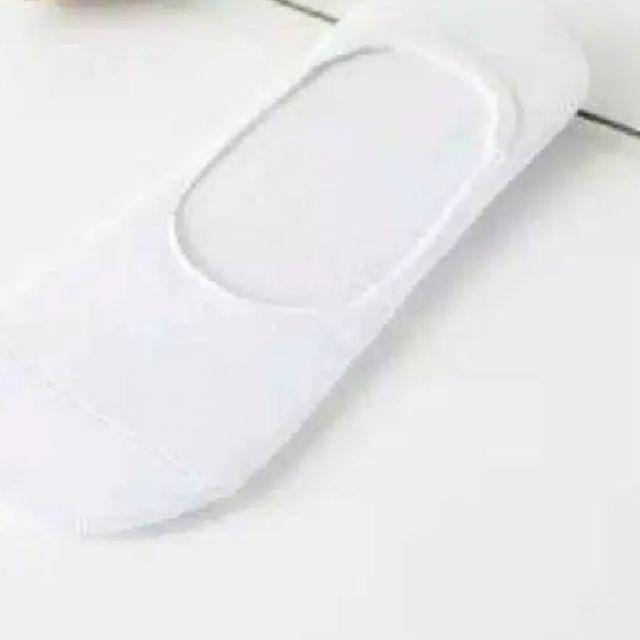 KAOS KAKI BALET INVISIBLE / KAOS KAKI PENDEK / HIDDEN SOCK ( pria & wanita )-Putih