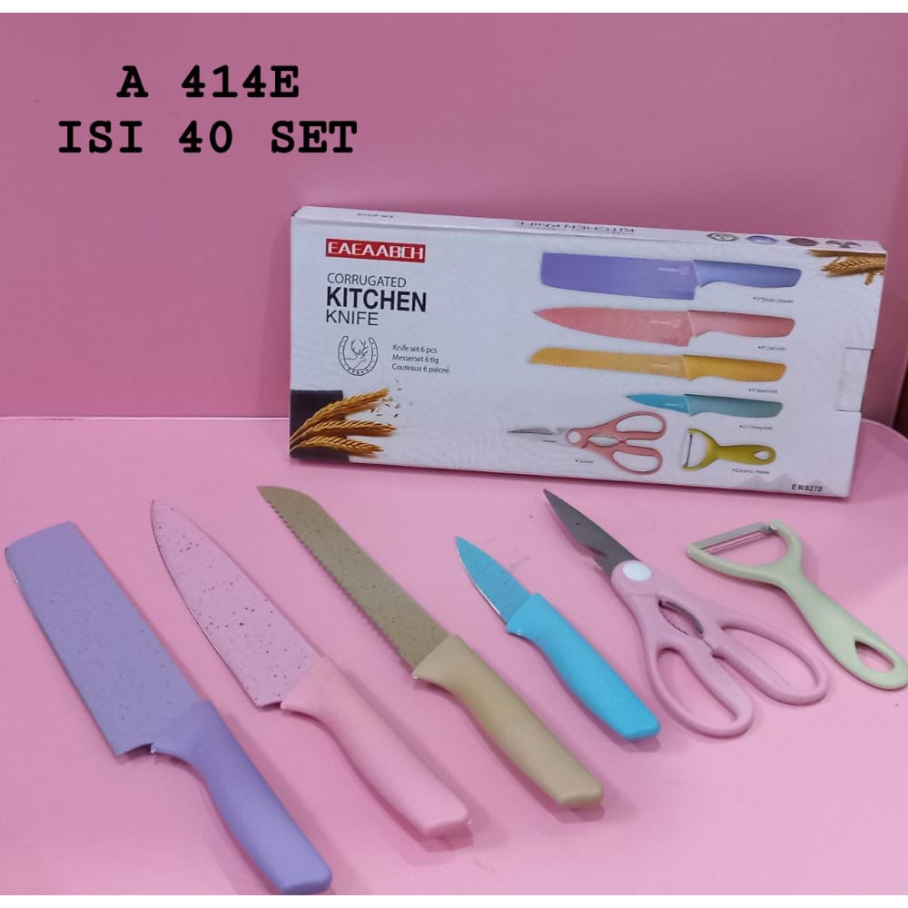 Pisau Set Dapur / Corrugated Kitchen Knife