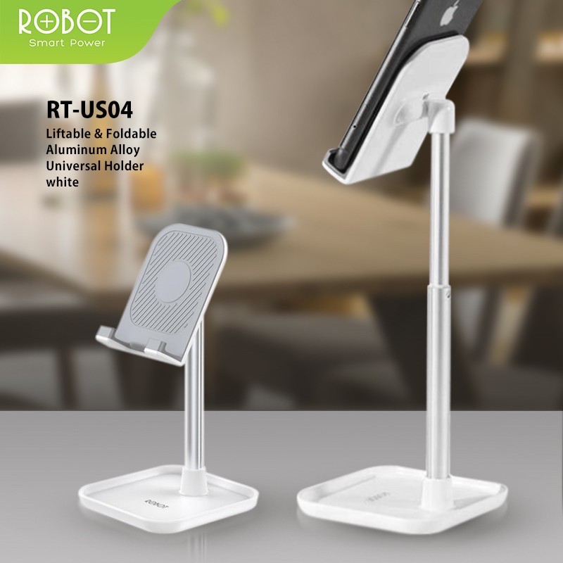 ROBOT RT-US04 Universal Phone Holder Tablet iPad iPhone Android Adjustable Tablet Desk Stand Holder ORIGINAL ROBOT