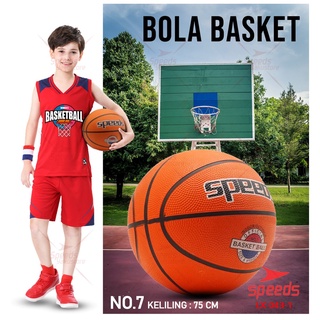 SPEEDS Bola Basket Olahraga Basketball Original Minsa Natural Rubber LX 043-1