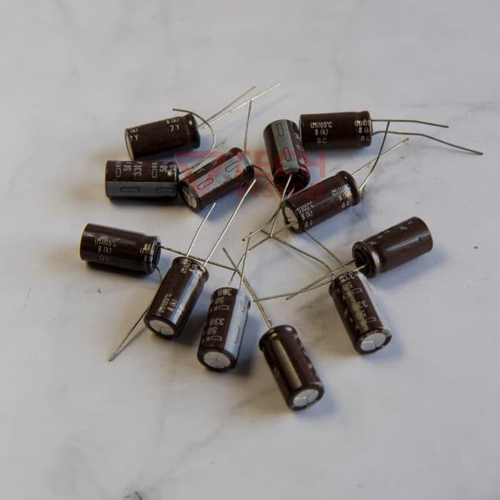Kapasitor Elco 330uf - 50v 330uf50v 330uf/50v Capacitor