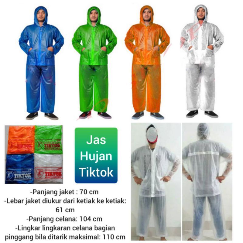 jas hujan upr jas hujan jaket celana Ibex tiktok jas hujan setelan pvc