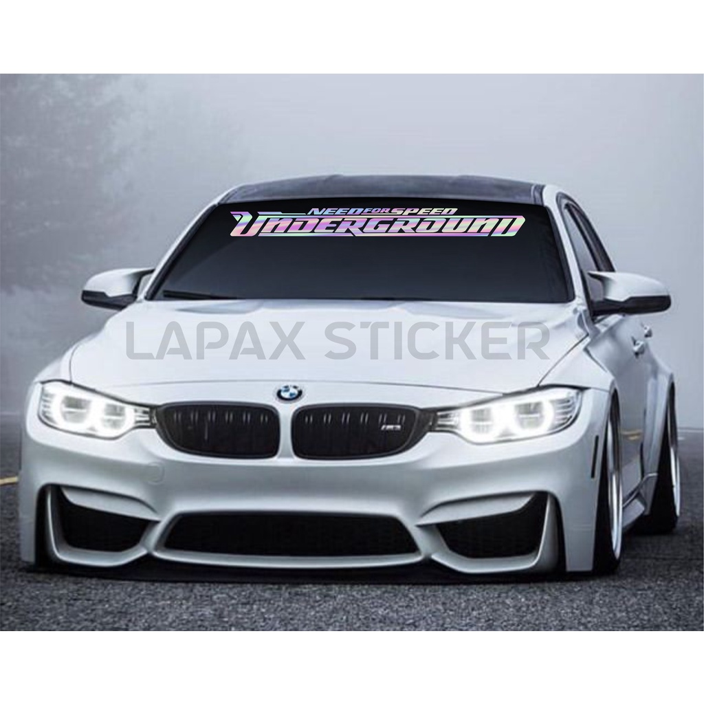 stiker kaca mobil NEEDFORSPEED UNDERGROUND cutting sticker kaca mobil