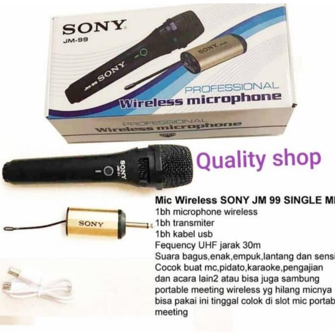 MIC SONY WIRELESS JM-99 MICROPHONE Star Seller