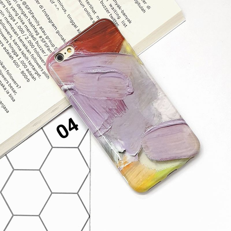 SAMSUNG A10  A20 / A30  A70  S7 EDGE  S9 PLUS  NOTE 8 - PAINTING GLITER Soft Case Marble