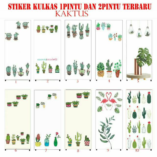 

Stiker varisai motif kaktus