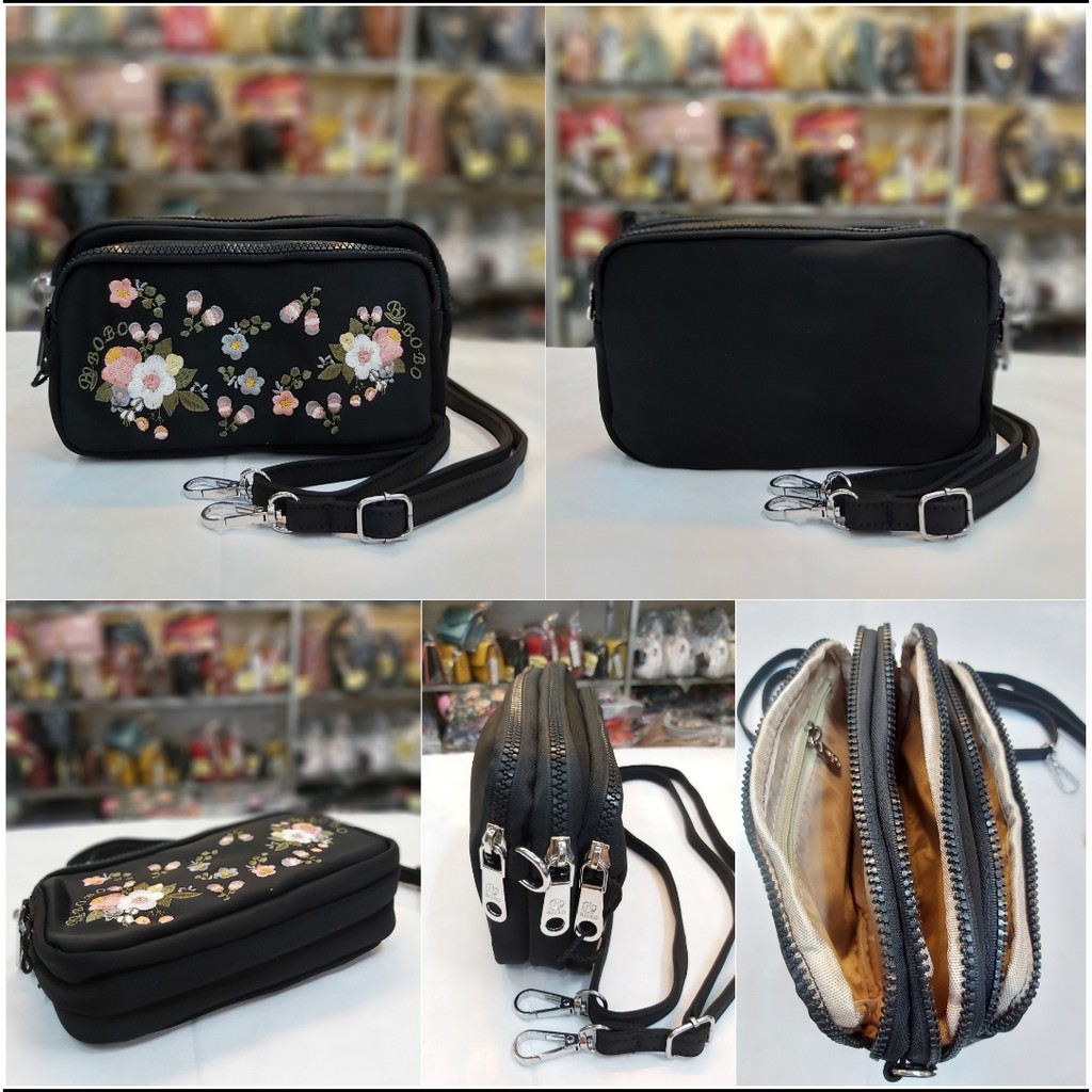 Tas selempang import pouch multifungsi