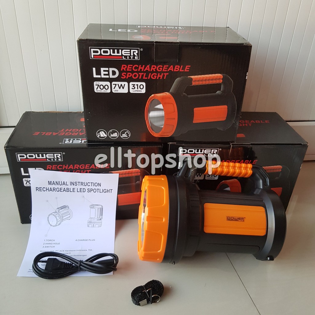 SENTER LED RECHARGEABLE 7W POWERLITE