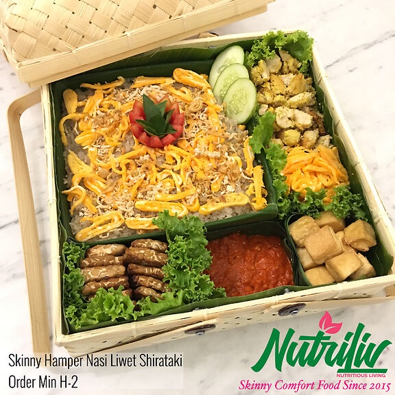 

Nutriliv Skinny Hamper Nasi Liwet Shirataki untuk 6-8 Orang, Jakarta & Sekitarnya