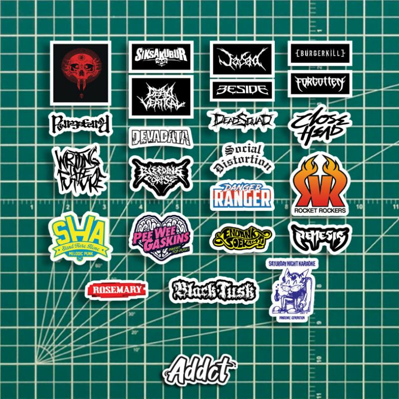 

Sticker Band Pack #1 #2 | Sticker Laptop | Sticker Tumblr