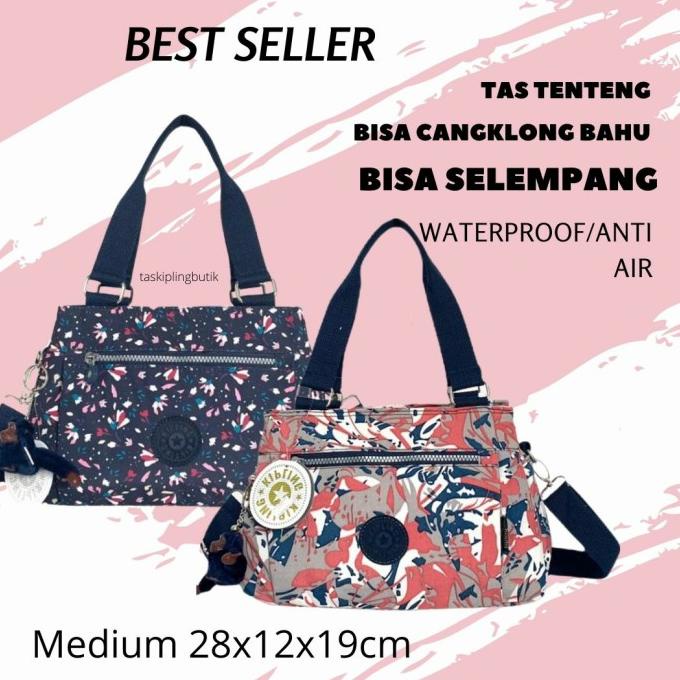Shoulders Bag Wanita Kipling Orelie/Tas Selempang Import Motif