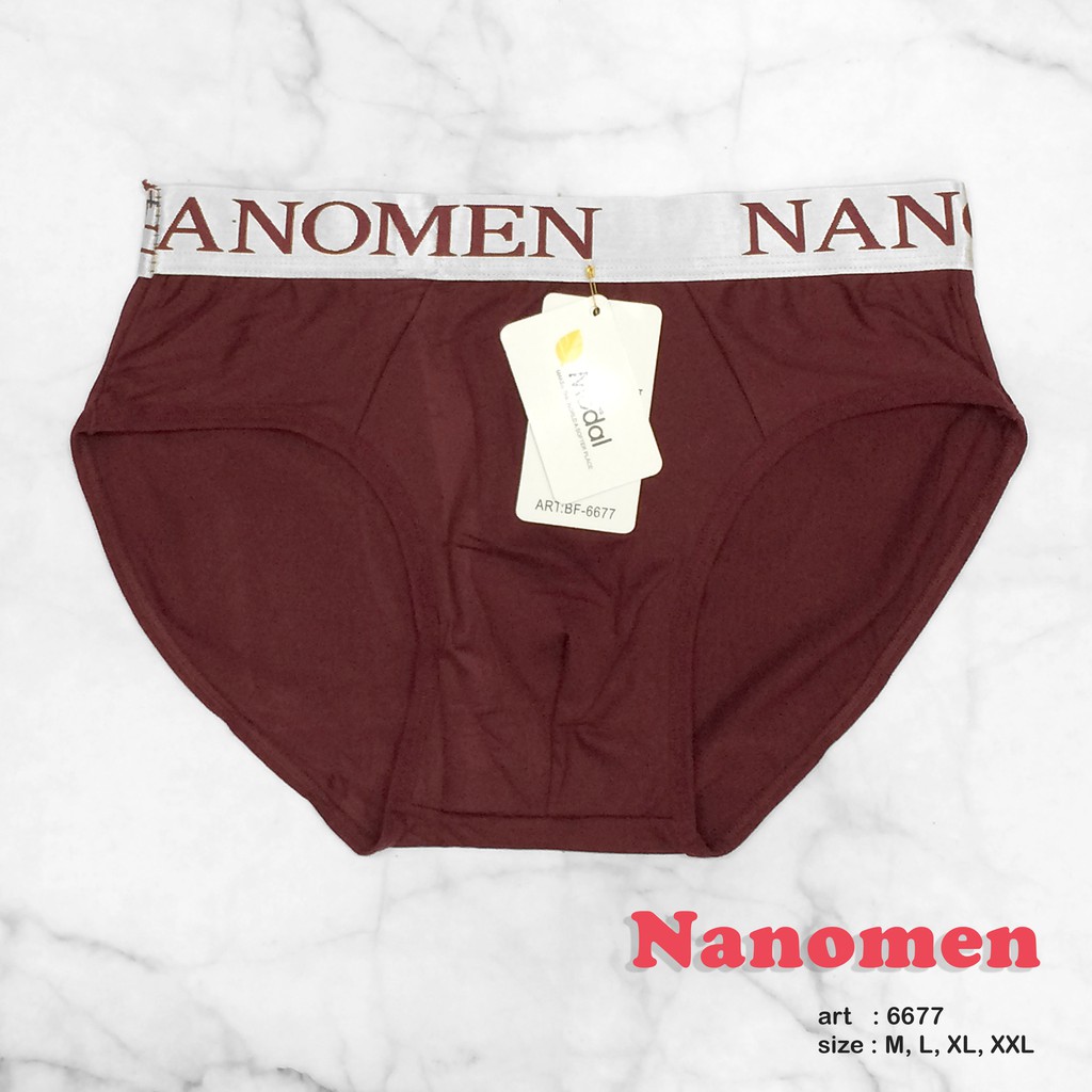 NANOMEN | Celana Dalam Pria / Celana Dalam Segi3 Pria / art NM 6677