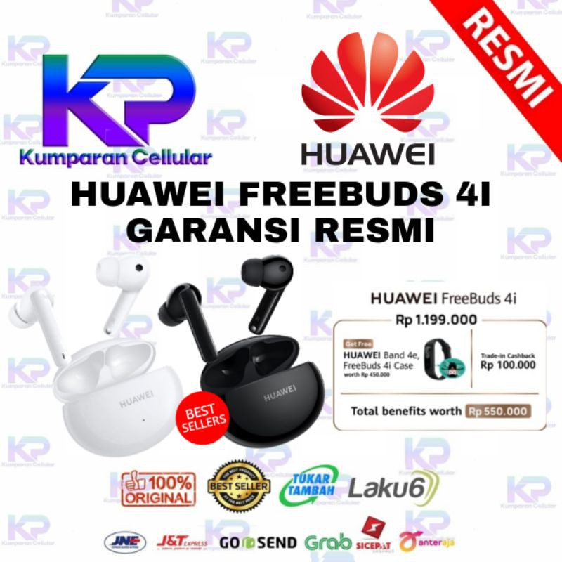 HUAWEI FREEBUDS 4i GARANSI RESMI