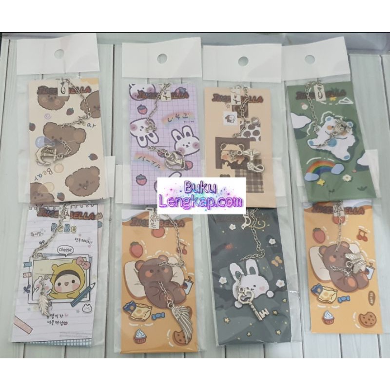 

Pembatas Buku rantai / bookmark Bahan Metal Untuk Sekolah / Kantor 2021