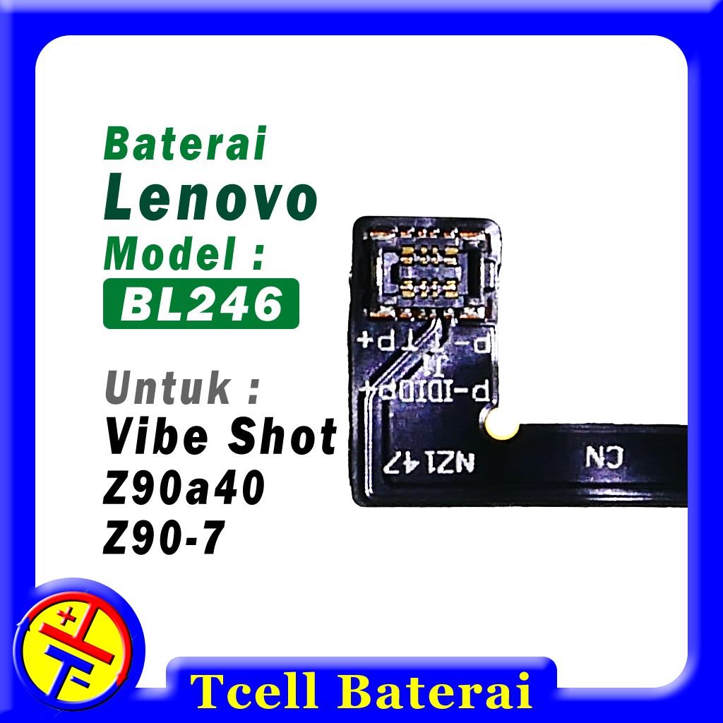 Baterai BATTERY Lenovo Vibe Shot Z90 BL246 Rakkipanda Batre Z90a40 Z90-7 by TA