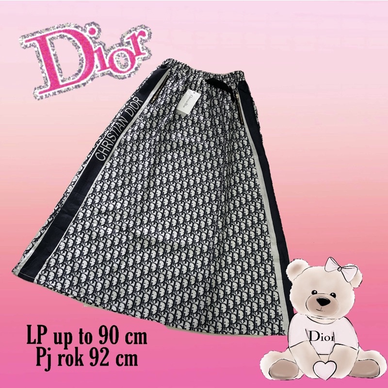 rok panjang Import Premium motif Dior