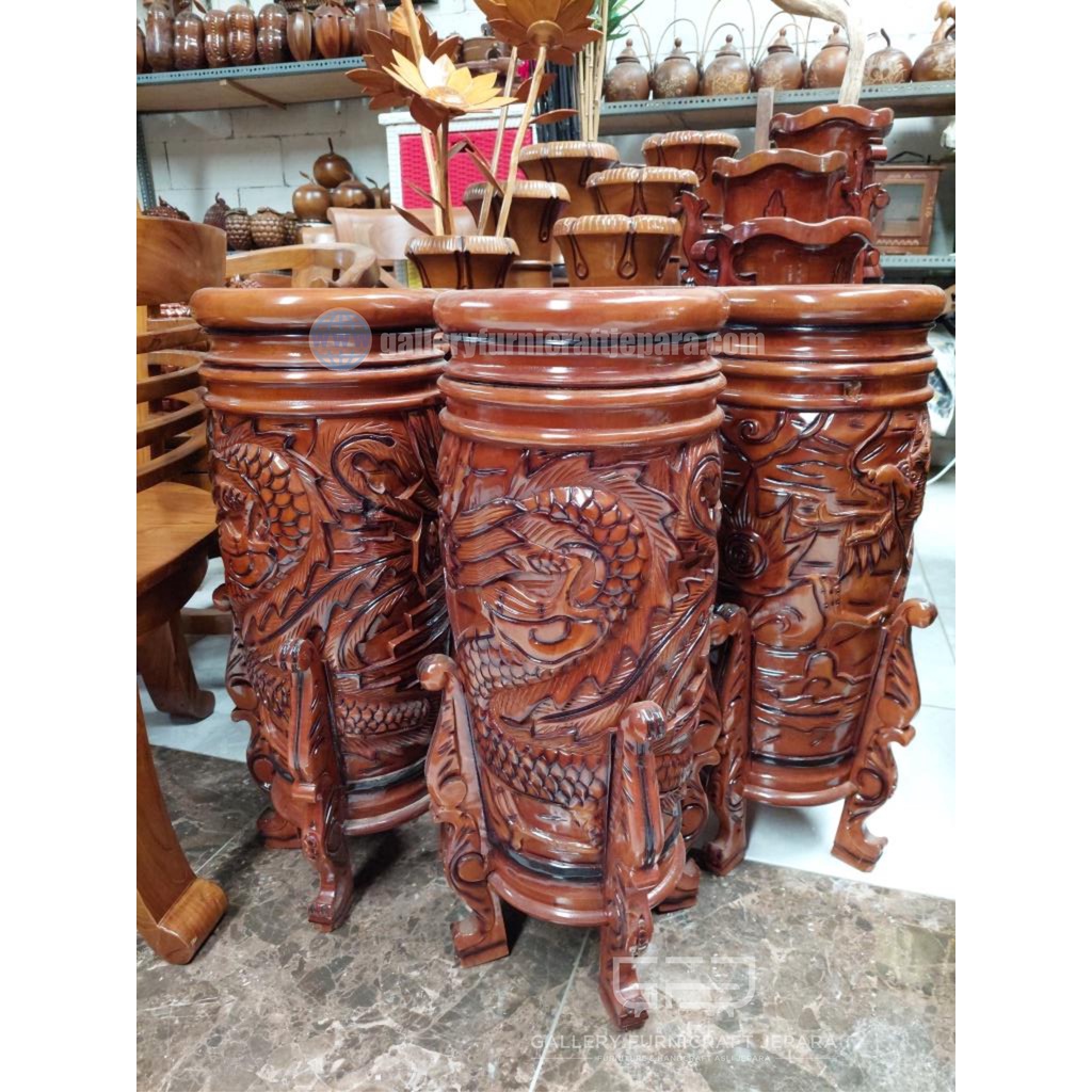 Vas Bunga Naga - 28x70cm