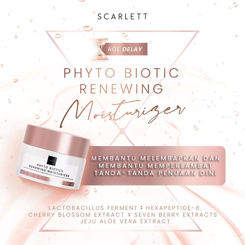 Scarlett Whitening Age Delay - Phyto Biotics Renewing Moisturizer